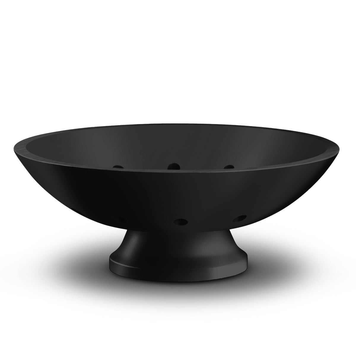 Wooden Pedestal Fruit Bowl - Rustic Bamboo Serving Bowl for Kitchen Table, Snacks, and Decor