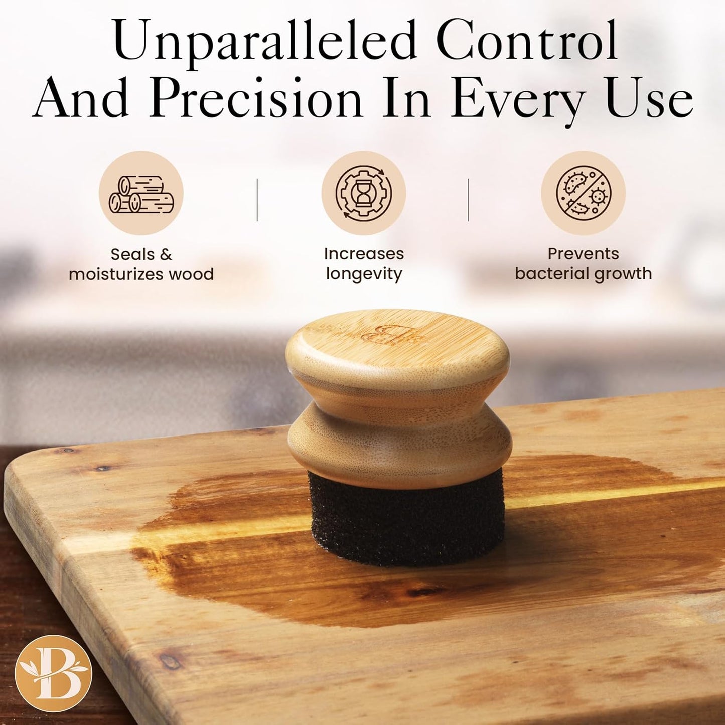Cutting Board Oil Applicator Brush