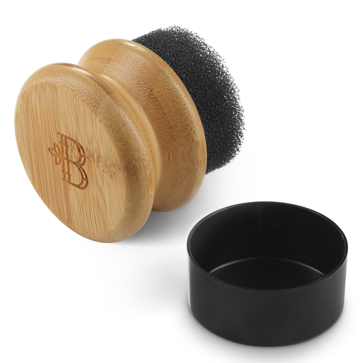 Cutting board oil applicator with bamboo handle