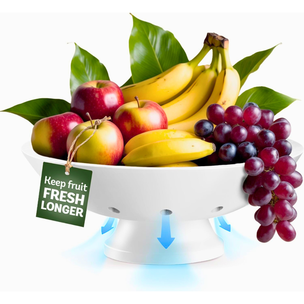 Bambüsi Wooden Pedestal Fruit Bowl