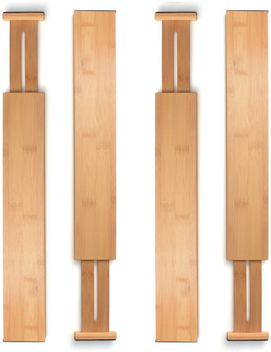2SimpleAgency  Bamboo Drawer Divider (Set of 4) ~ 2simpleagency