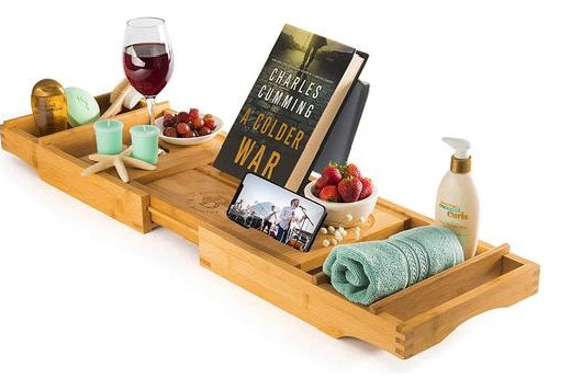 How to make use out of a Bamboo Bathtub Caddy?