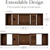 Brown Bamboo Bathtub Tray Caddy