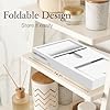 White Bamboo Bathtub Tray Caddy