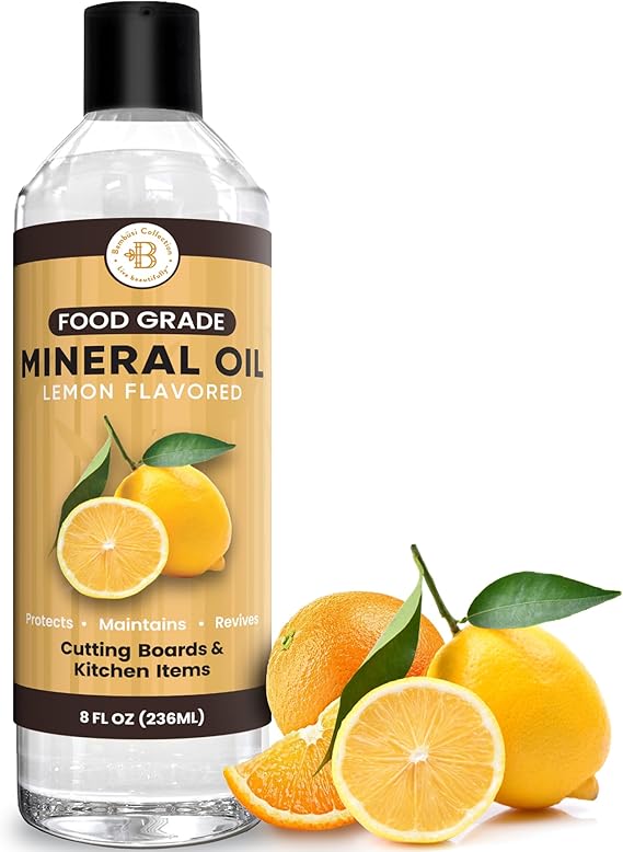 Food Grade Cutting Board Oil  – Premium Mineral Oil for Wood, Bamboo & Butcher Blocks by Bambüsi
