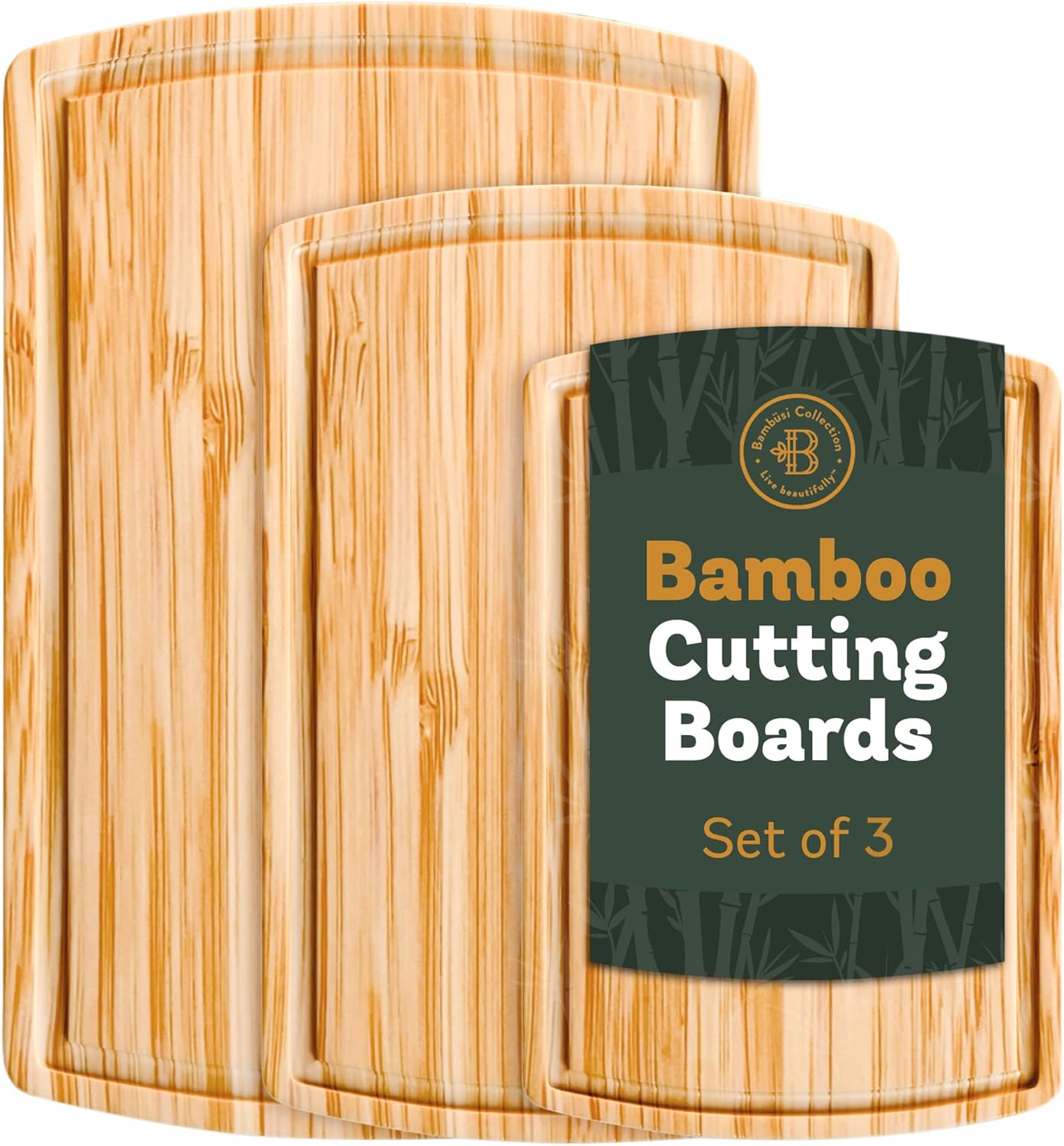 Bamboo Cutting Board Set