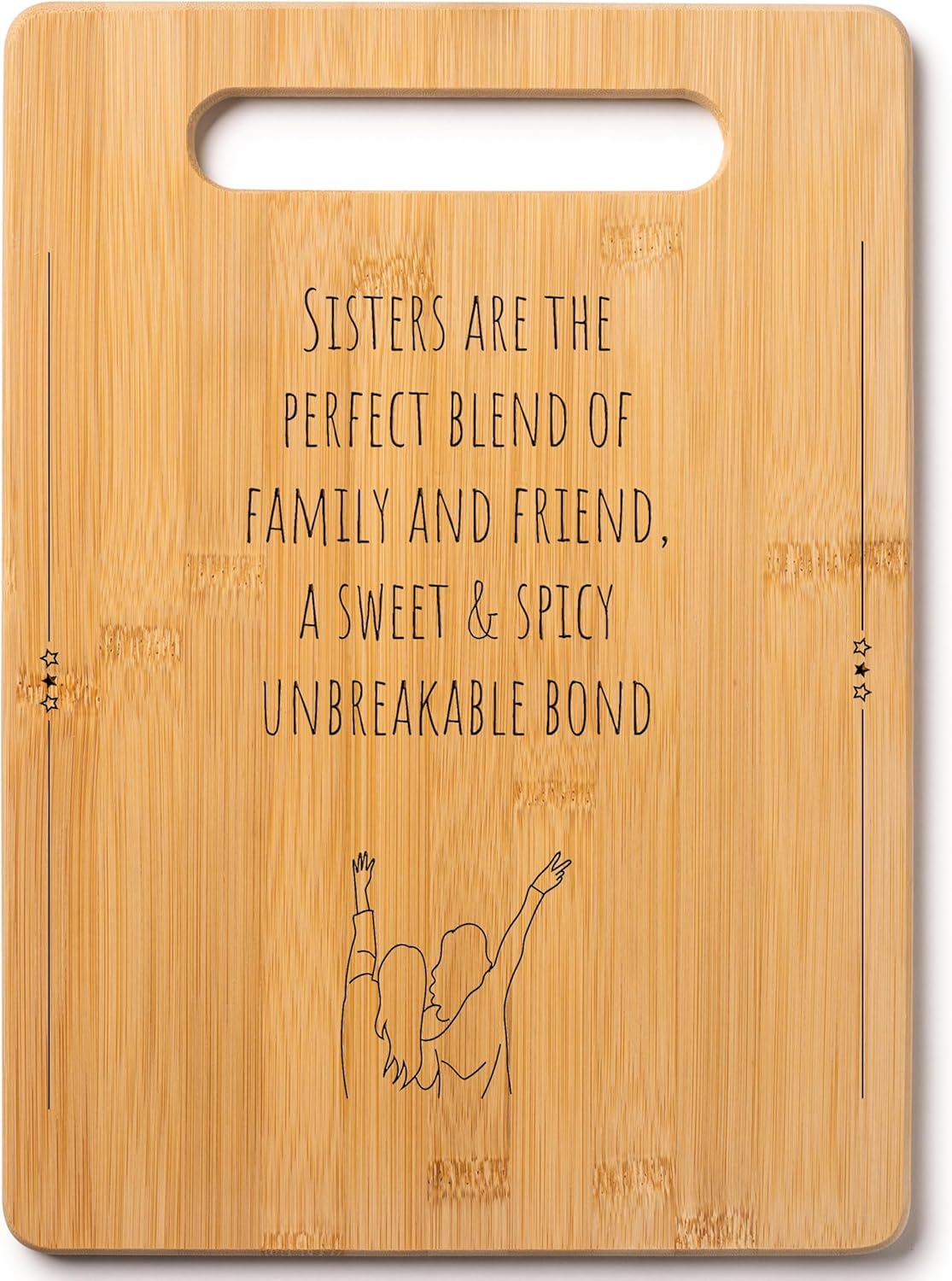 Wood Cutting Board Gift Message