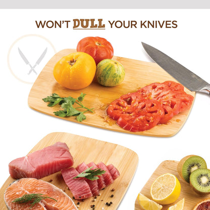 3-Piece Bamboo Cutting Board Set