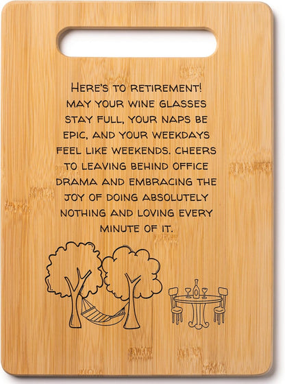 Wood Cutting Board Gift Message