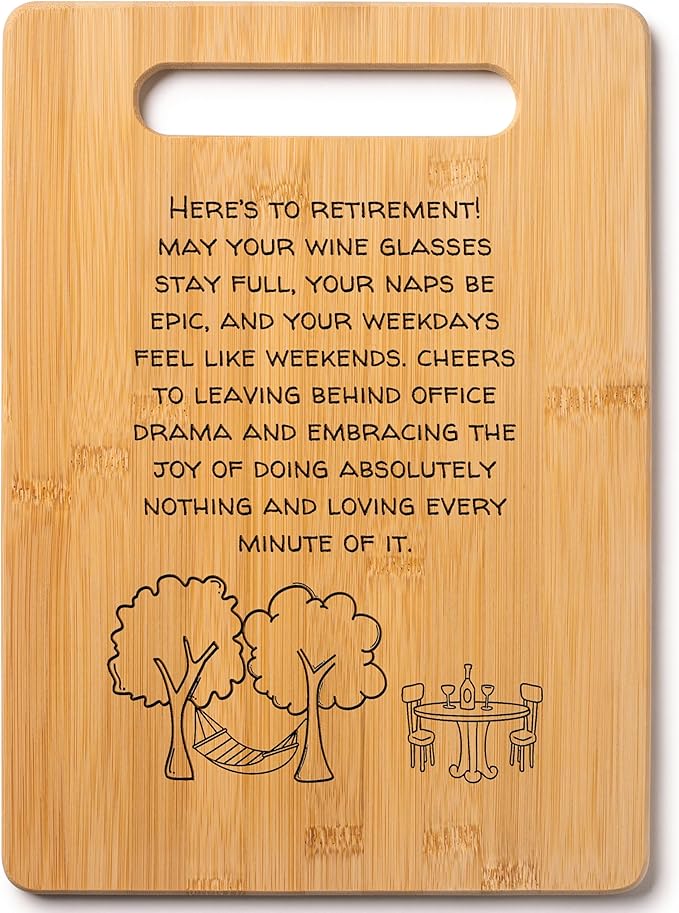 Wood Cutting Board Gift Message