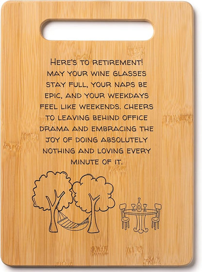 Wood Cutting Board Gift Message