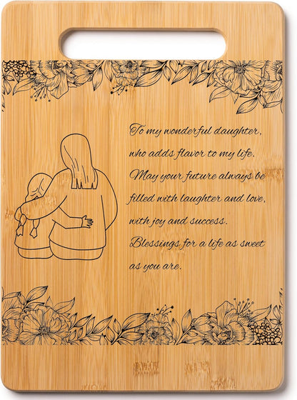 Wood Cutting Board Gift Message