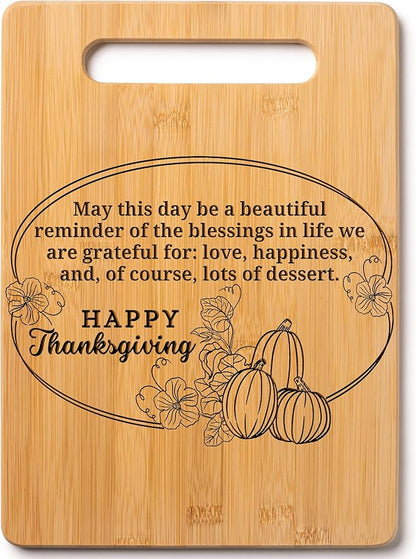 Wood Cutting Board Gift Message