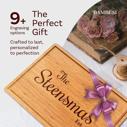 Personalized Bamboo Engraved Cutting Board