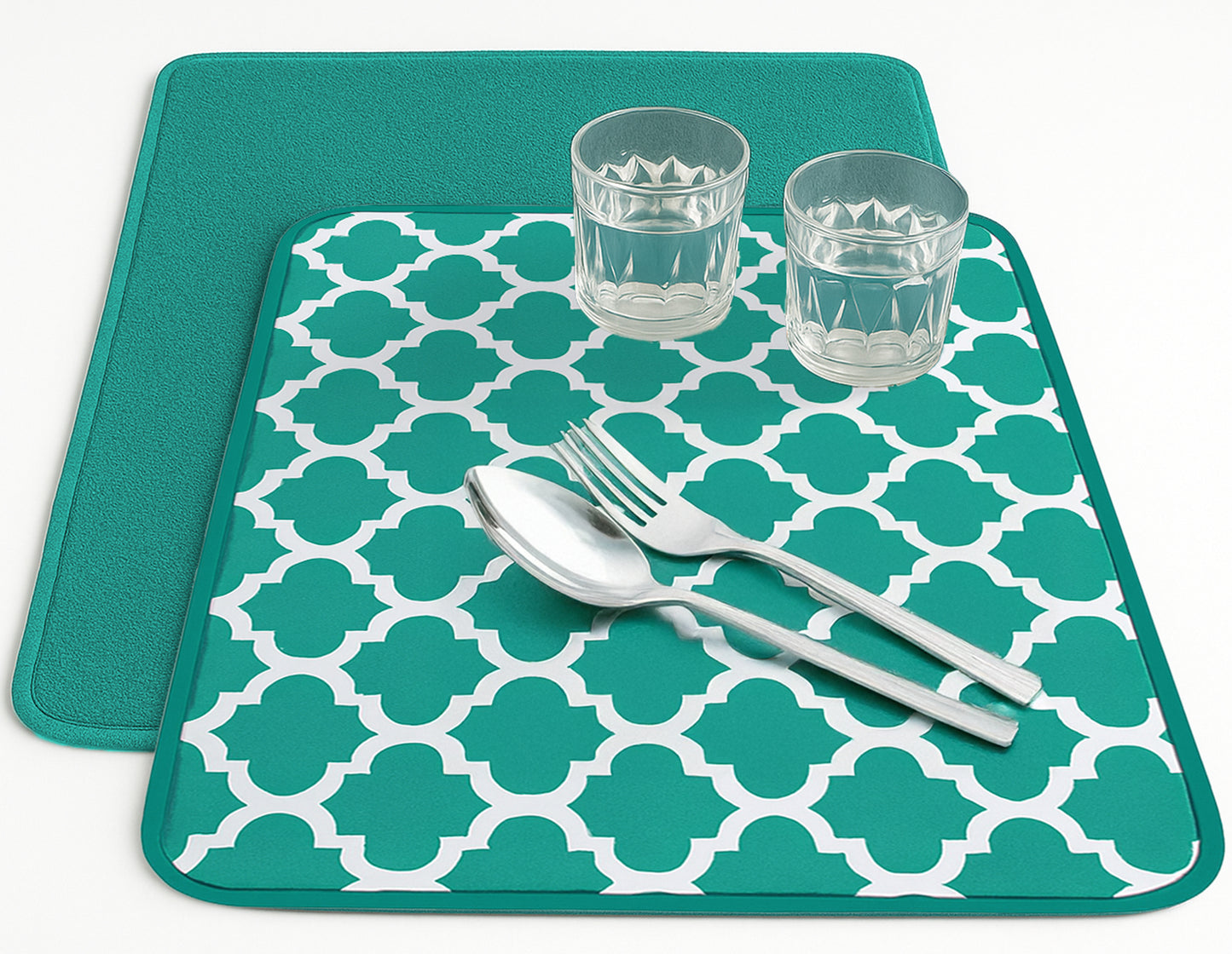 Microfiber Dish Drying Mat for Dishes, Pots & Pans, Reversible