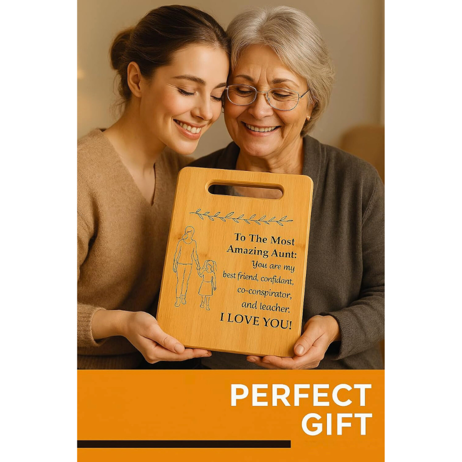 Wood Cutting Board Gift Message