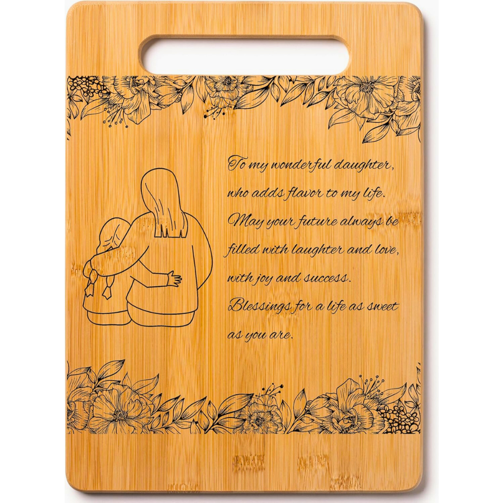 Wood Cutting Board Gift Message
