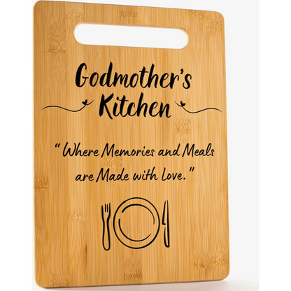 Wood Cutting Board Gift Message
