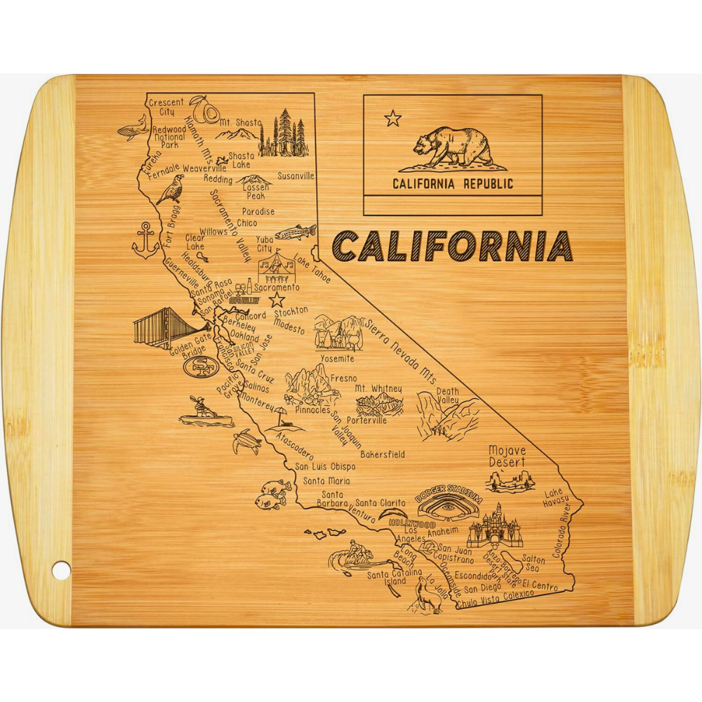 State Bamboo Cutting Board