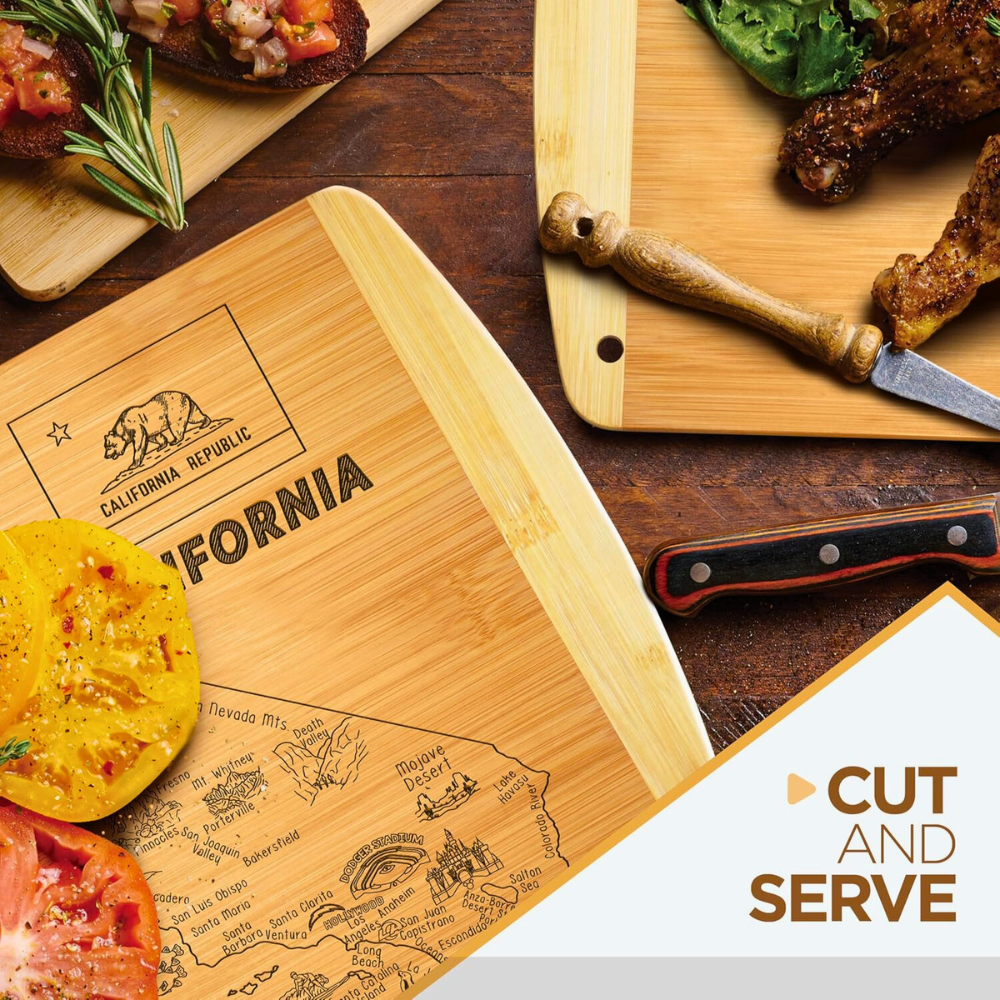 State Bamboo Cutting Board