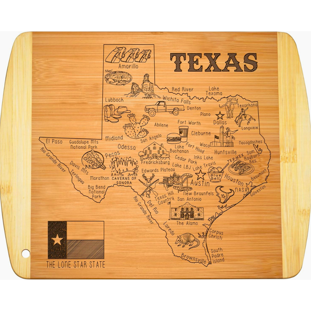 State Bamboo Cutting Board