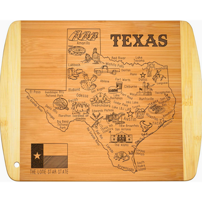 State Bamboo Cutting Board