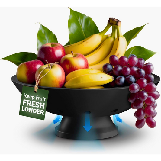 Bambüsi Wooden Pedestal Fruit Bowl