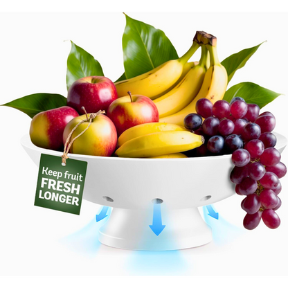 Bambüsi Wooden Pedestal Fruit Bowl