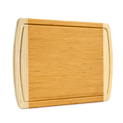 Bamboo Cutting Board with Drip Groove