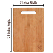 Load image into Gallery viewer, Bamboo Cutting and Chopping Board with Handle
