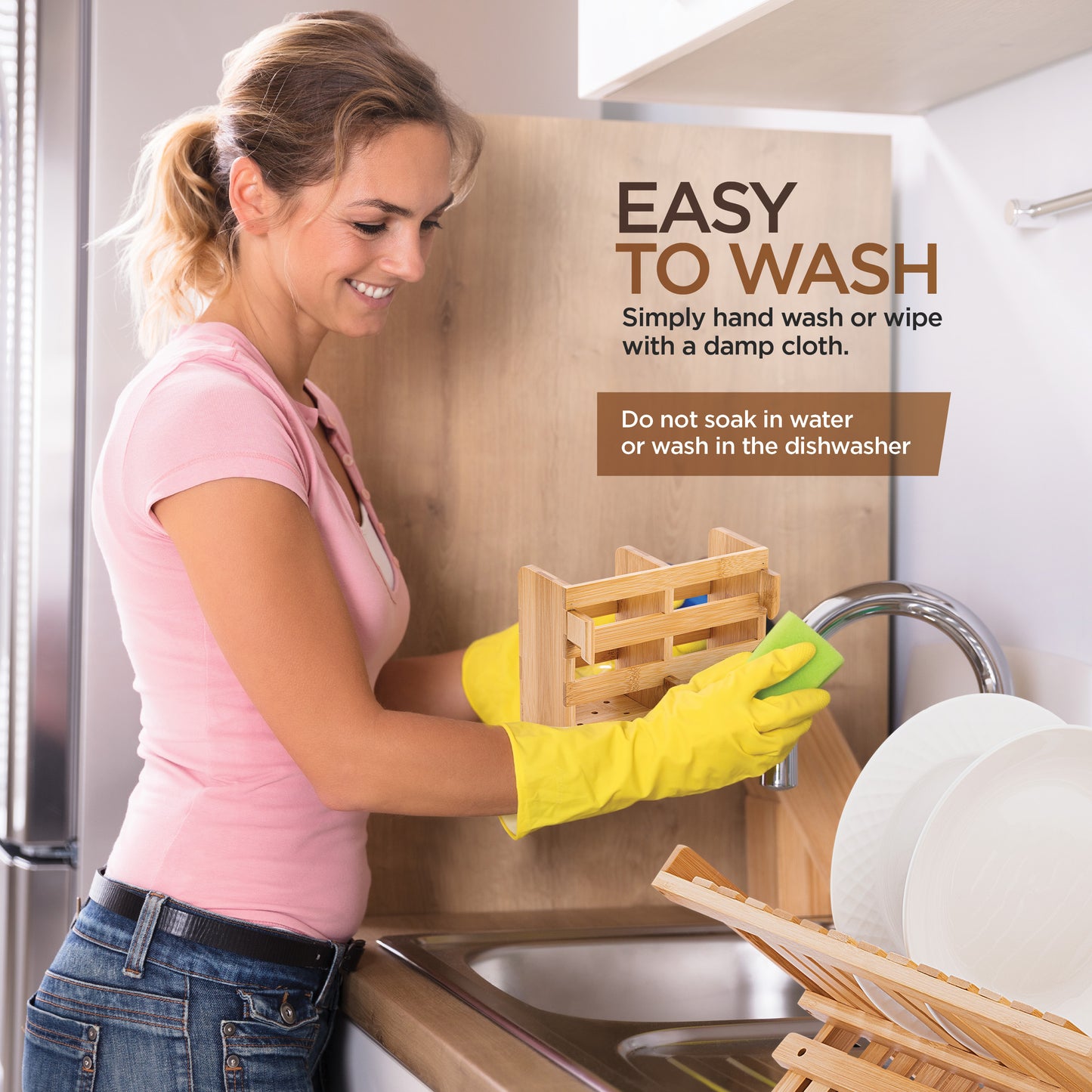 Utensil Drying Holder With Hooks