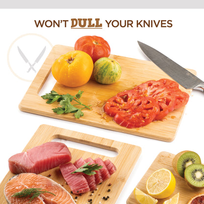 Cutting Board Set of 3, Bamboo