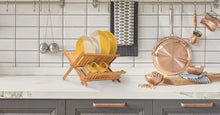 Load image into Gallery viewer, Bamboo Collapsible Dish Rack
