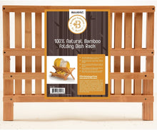 Load image into Gallery viewer, Bamboo Collapsible Dish Rack
