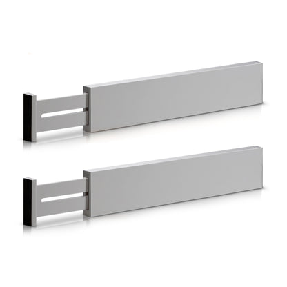 Adjustable Bamboo Drawer Organizer (Gray)