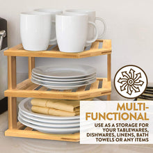 Load image into Gallery viewer, Corner Kitchen Storage Shelf
