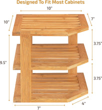 Load image into Gallery viewer, Corner Kitchen Storage Shelf
