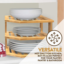 Load image into Gallery viewer, Corner Kitchen Storage Shelf
