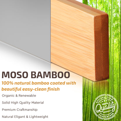 Adjustable Bamboo Drawer Organizer (Gray)