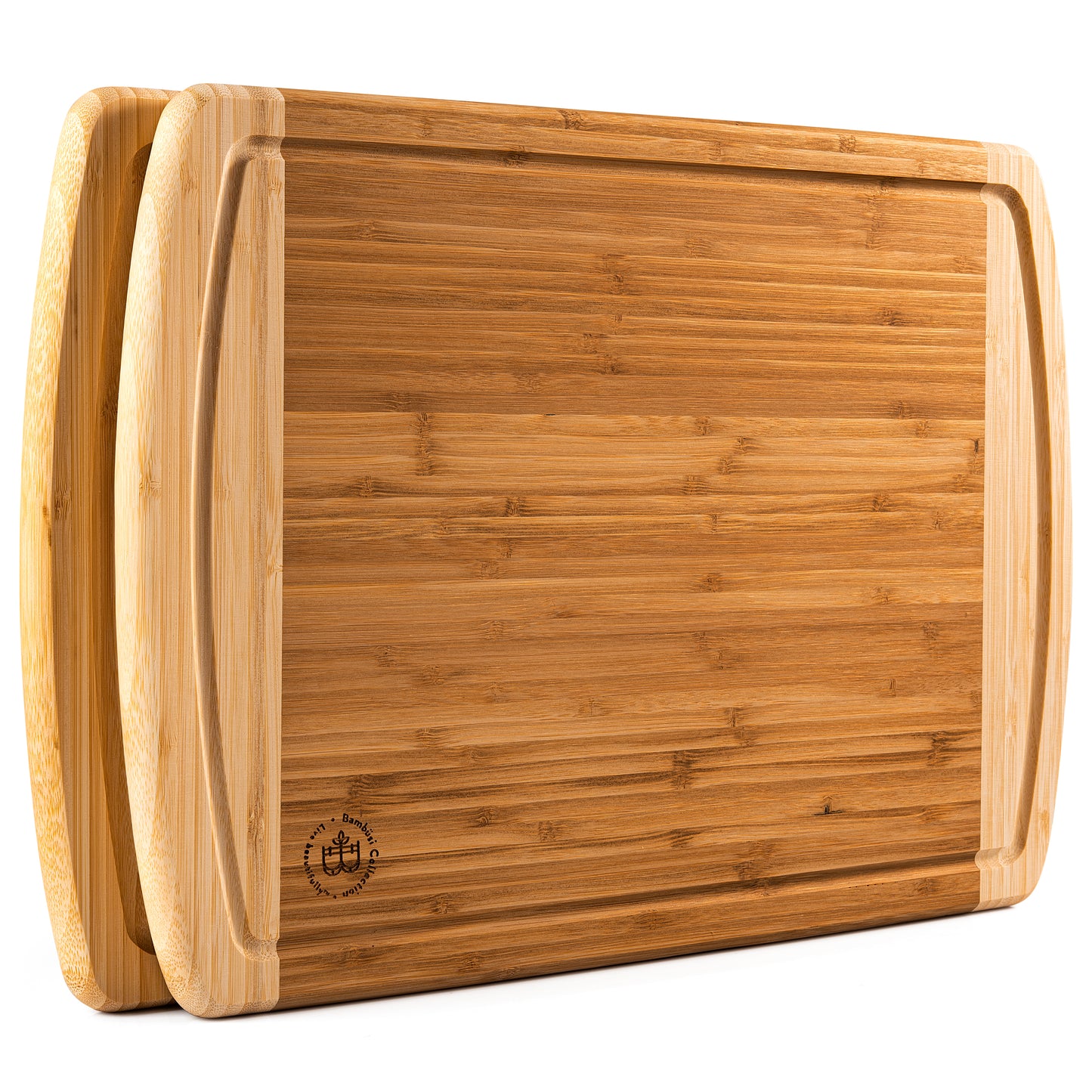 Thick Bamboo Cutting Board Set – 2-Pack