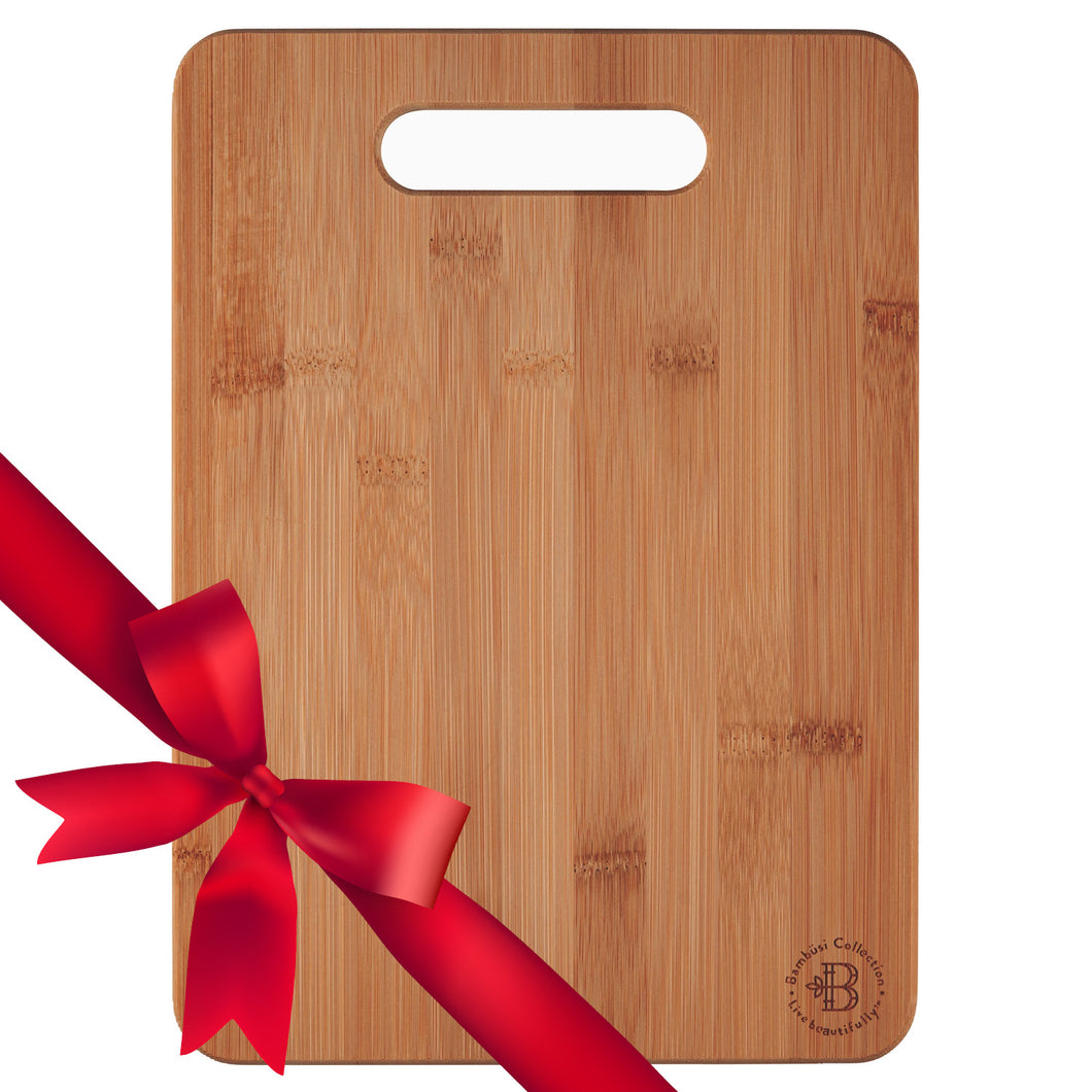 Bamboo Cutting and Chopping Board with Handle
