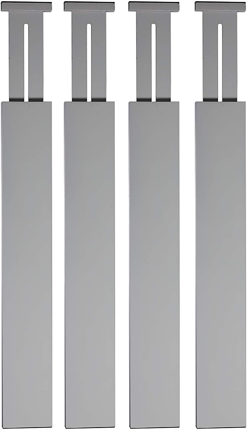 Adjustable Bamboo Drawer Dividers – 4 Pack